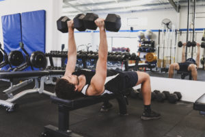 Chest press at local fitness centers